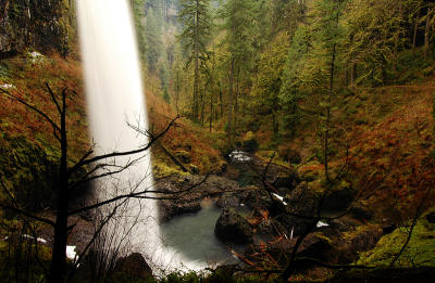 Behind North Falls