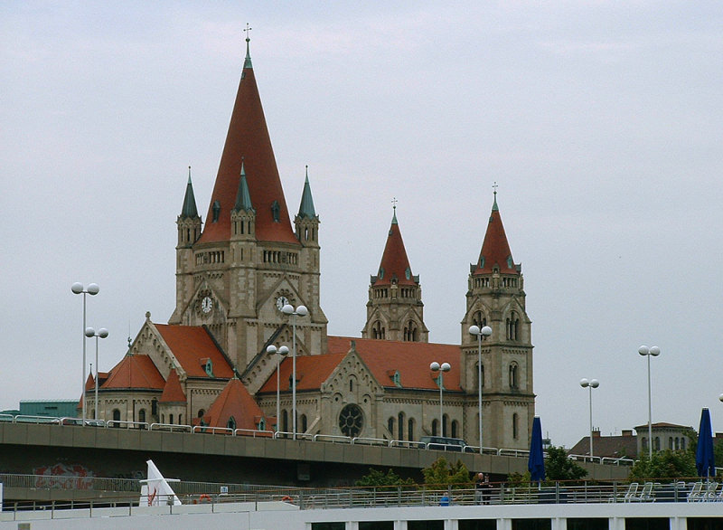 Church Heiliger Franz von Assisi at Danube