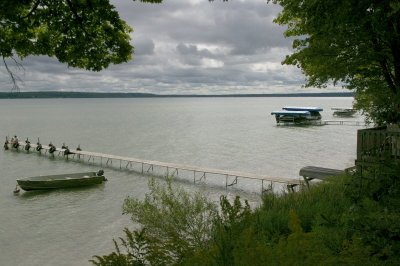 Burt Lake from our cabin