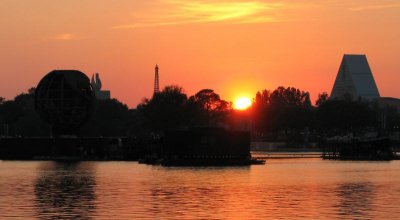 Sunset over the Park