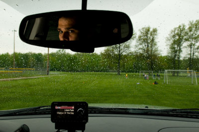 Rainy Day Soccer Practice