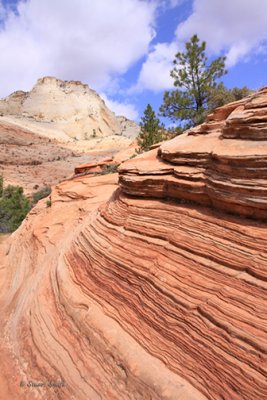 Layers of sedimentary rock-3735