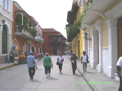 Cartagena street scene