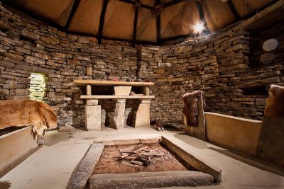 Interior of a Skara Brae Home