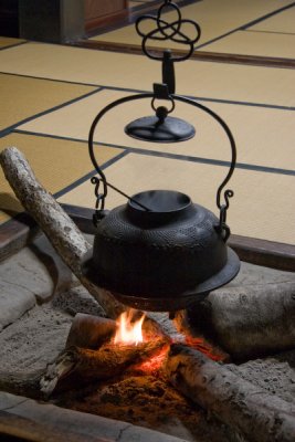 Tea Making at the Iwasa House in Gokayama Ainokura