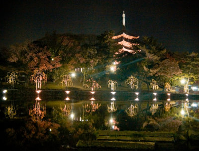 [Nara] Pagoda at Sarusawa-ike Pond