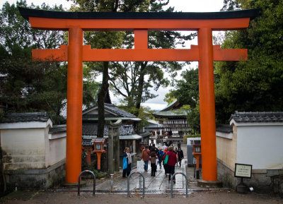 Torii Gate near Kiyomizu-dera Temple