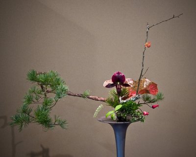 Ikebana Flower Arrangement