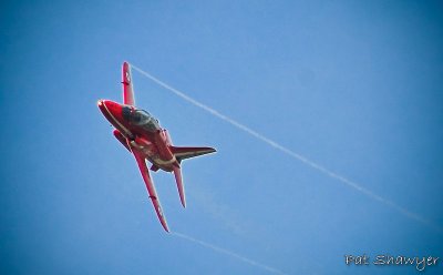 The Red Arrows  display team at the Southend airshow