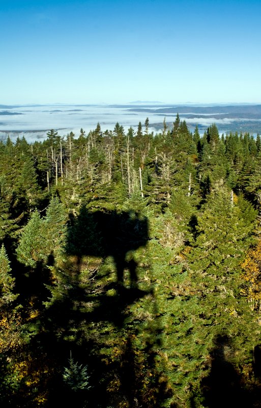 Shooting from a fire tower in NH.