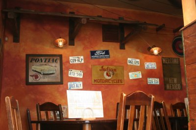 Interior of restaurant