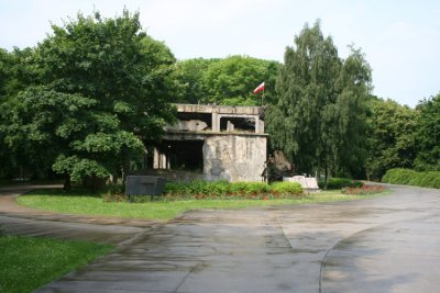 Ruins of barracks at Westerplatte