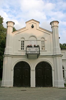 On the front