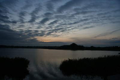 Dawn over Biskupins lake