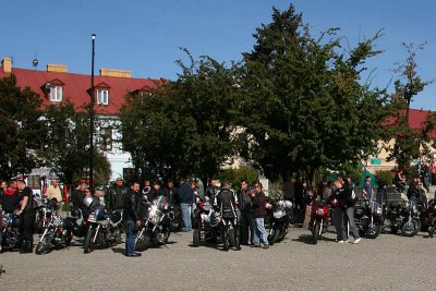 Motorcycles at Main Square