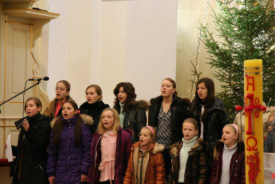 Christmas concert in church - Girlish chorus from Belorussia