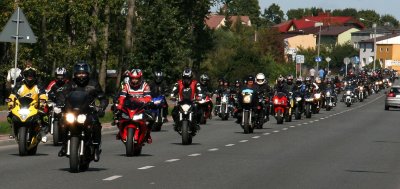 Motorcycles parade