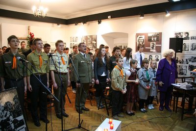 Solemnity from opening of anniversary restoration by Poland of Independence