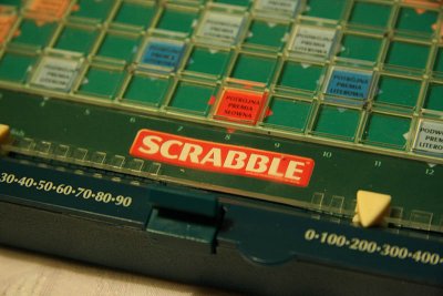 Try to play in Scrabble