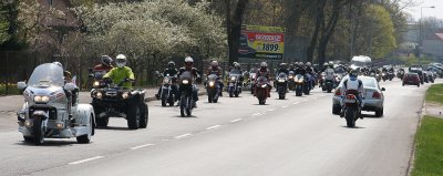 Motorcycles parade