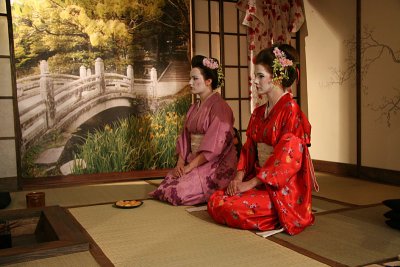 Inside Japanese Tea House (Chashitsu)