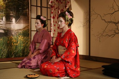 Inside Japanese Tea House (Chashitsu)