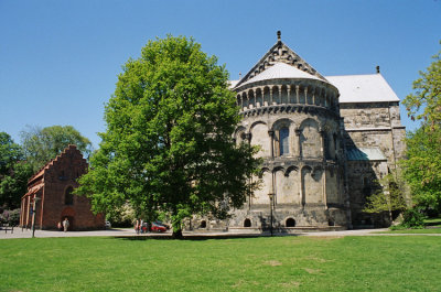 Cathedral - apse and gothic house