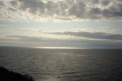 View on southern coast of Sweden from Hammershus