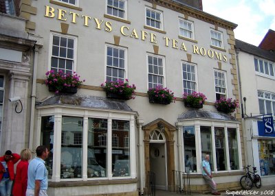 Finishing Line: Betty's Tea Rooms, Northallerton