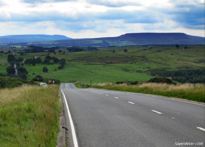 Descending on Leyburn