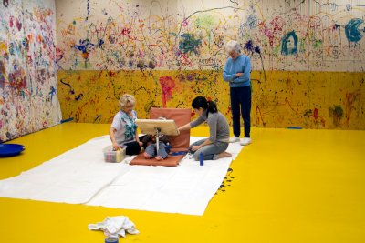 The artist studio.