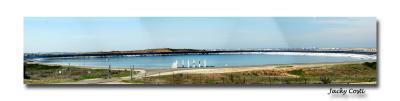 Panorama picture of the Nir-Am Water Reservoir. (in the Northern Negev)
The panorama is made of 5 pictures.