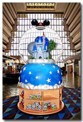 Walt Disney World sized snow globe