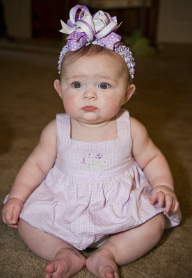 sitting up on her own :)