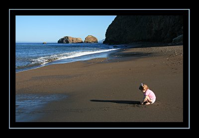 Norah on Scorpion Beach