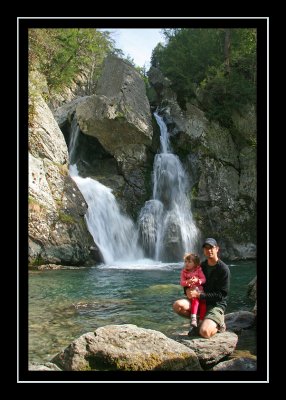 Steve and Norah at the falls