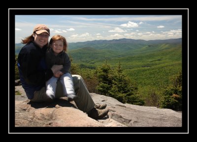 Kathy and Norah on Twin Mtn (Catskills)