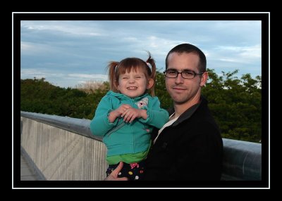 Steve and Norah on the Walkway Over the Hudson