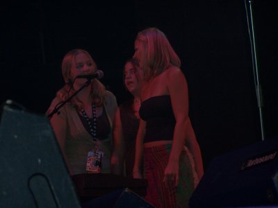 Back Up Singers:  Destry, Friend, and Courtney