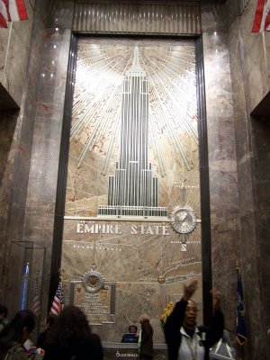 KT's shot:  the lobby of The Empire State Building