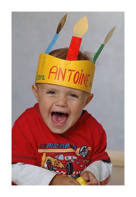19 september - Antoine is 3 years old today!