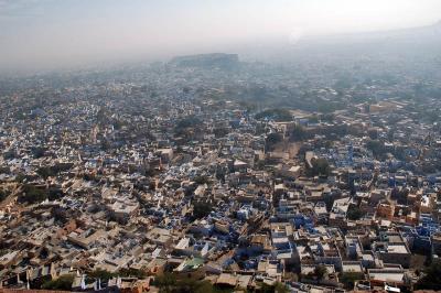 Jodhpur city view from the fort