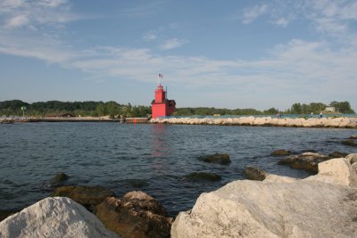 Holland Harbor South Pierhead Big Red, MI