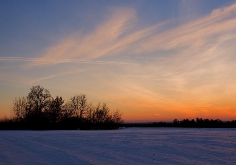 Sunset Near Lowcza