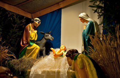 Christmas Crib At  The Holy Spirit Church