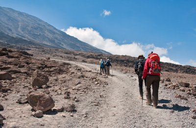 Other Groups Walking To Kibo