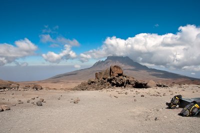 Men Signs In Alpine Desert