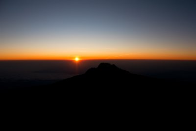 Sunrise Over Mawenzi Peak