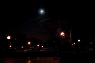 Full Moon And Lanterns