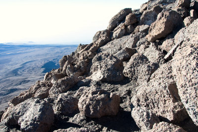Lava Rocks On Top Of Kilimanjaro